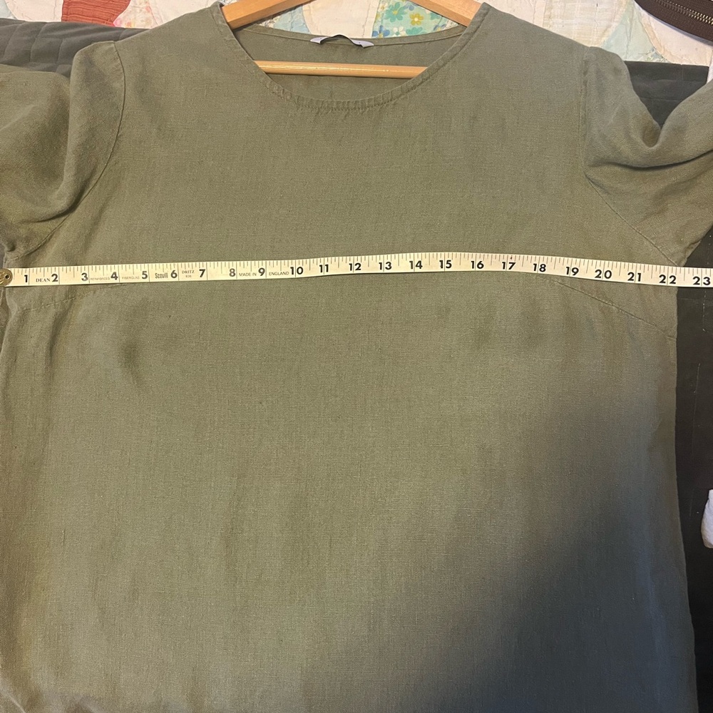 Linenfox Green Tunic L - Picture 3 of 7